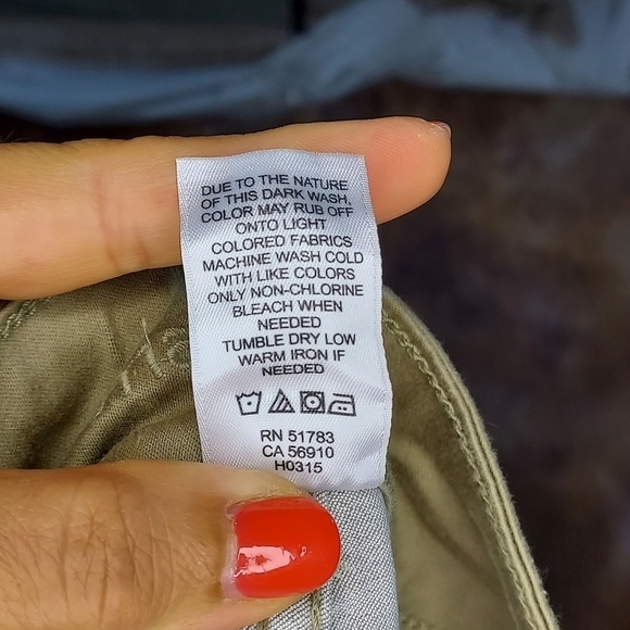 Maurices jegging denim flex stretch mid rise mushroom dark khaki L reg - Picture 6 of 7